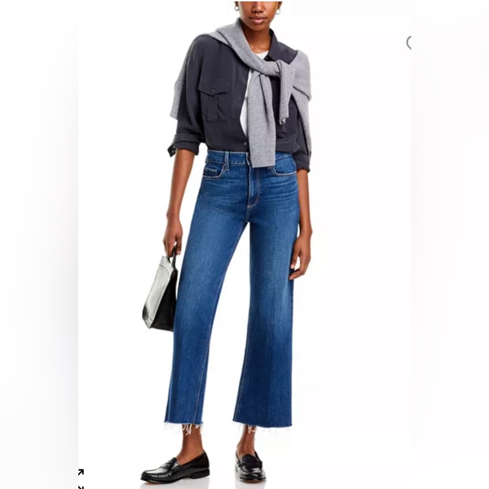 PAIGE
Leenah Ankle Raw Hem Jeans in Saint Tropez